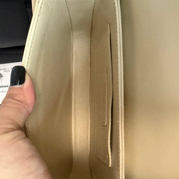 Saint Laurent Solferino Suede Small Bag Beige Black - Picture 13 of 13